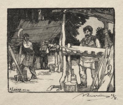Il Fabbricante di listelli da Auguste Louis Lepère