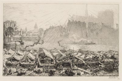Le Grande Marché aux Pommes da Auguste Louis Lepère