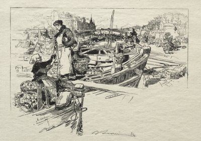 Il Mercato delle Mele, No. 1 da Auguste Louis Lepère