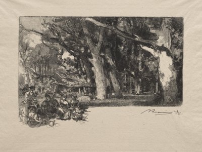 Mezzogiorno nel bosco da Auguste Louis Lepère