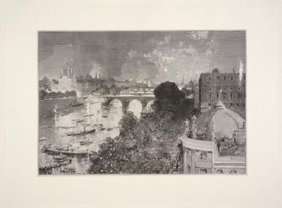 Festa nautica sulla Senna, 14 luglio da Auguste Louis Lepère