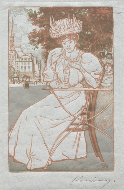 Almanacco di Parigi, 1897: Estate da Auguste Louis Lepère