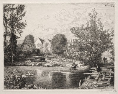 Il vecchio ponticello da Auguste Louis Lepère