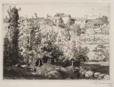 Villaggio di Meule da Auguste Louis Lepère