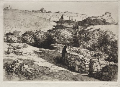 Veduta del Porto di La Meule da Auguste Louis Lepère