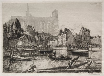 Arrivo delle Verdure-Amiens da Auguste Louis Lepère