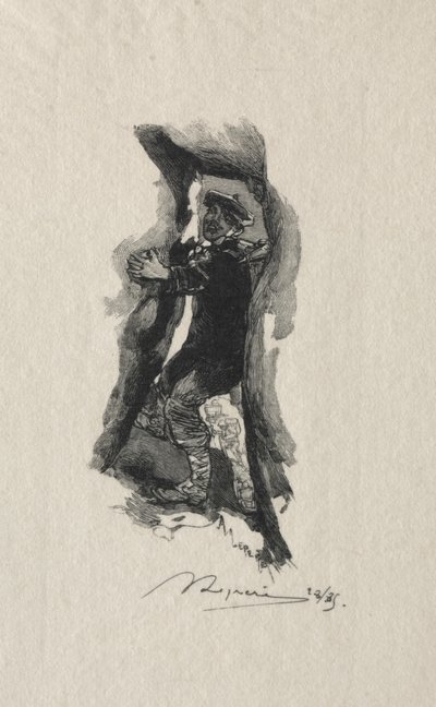 Al passaggio delle Sette Caverne da Auguste Louis Lepère