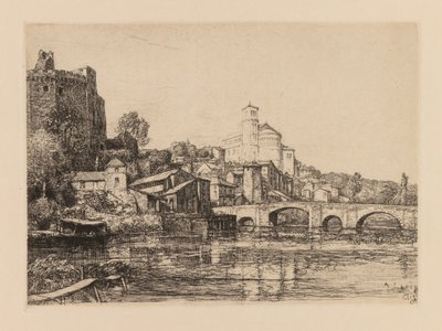 Auguste Lepère: Clisson Loire-Maritime, 1909 da Auguste Louis Lepère
