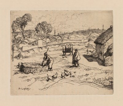 Auguste Lepère: La Masure Vendée da Auguste Louis Lepère