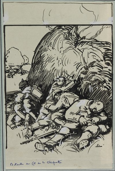 Battaglia del Col de la Chiprotte, 1914 da Auguste Louis Lepère