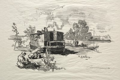 Barca abitazione da Auguste Louis Lepère