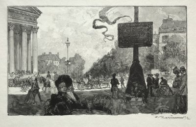 Angolo di Rue Royale da Auguste Louis Lepère