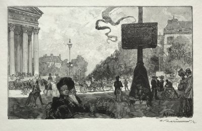 Coin de la Rue Royale, 1890 da Auguste Louis Lepère