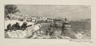 Embarcadère a Bercy da Auguste Louis Lepère