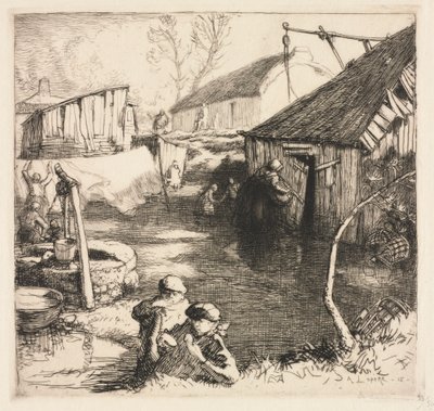 Quartieri dei pescatori (Saint-Jean-de-Monts) da Auguste Louis Lepère