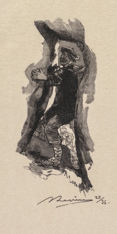 Foresta di Fontainebleau: Al passo delle Sette Caverne da Auguste Louis Lepère
