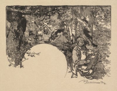Foresta di Fontainebleau: I pittori da Auguste Louis Lepère