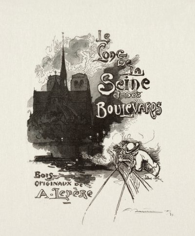 Frontespizio: Lungo la Senna e i Boulevard da Auguste Louis Lepère