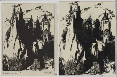 La Germania feudale, 1914 da Auguste Louis Lepère
