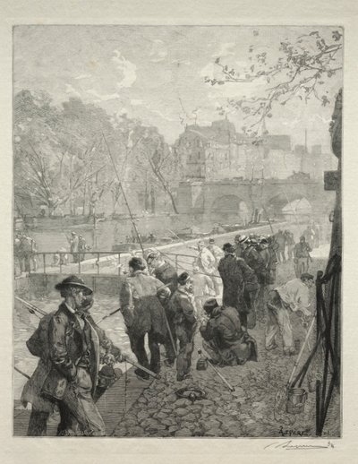 La chiusa della Monnaie da Auguste Louis Lepère