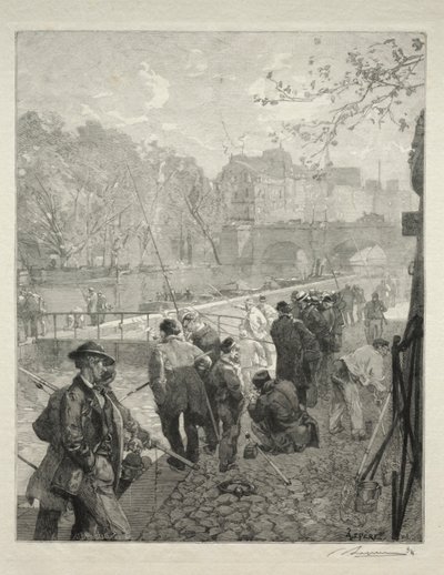 La chiusa della Monnaie da Auguste Louis Lepère
