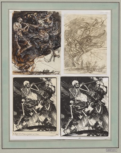 La morte e le passioni che si abbattono sulla terra da Auguste Louis Lepère
