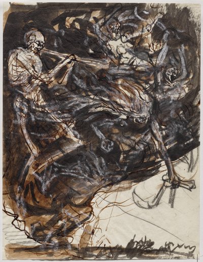 La morte e le passioni che si abbattono sulla terra da Auguste Louis Lepère