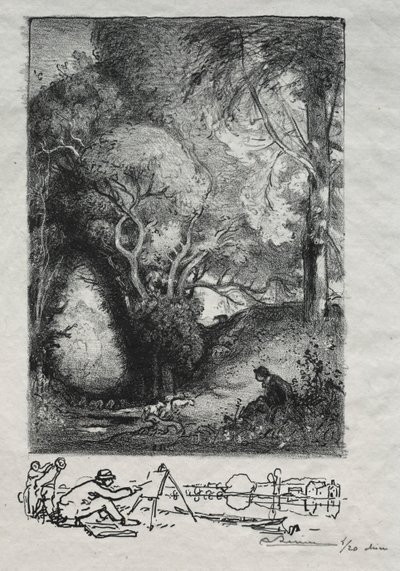 La Ravine en juin, 1913 da Auguste Louis Lepère