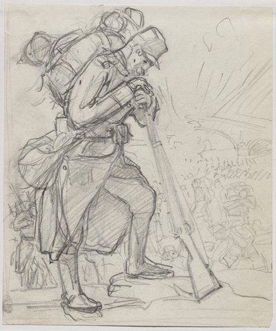 La ritirata dopo Charleroi da Auguste Louis Lepère