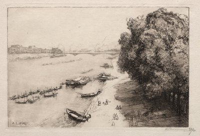 La Senna al Pont Nationale, 1914 da Auguste Louis Lepère