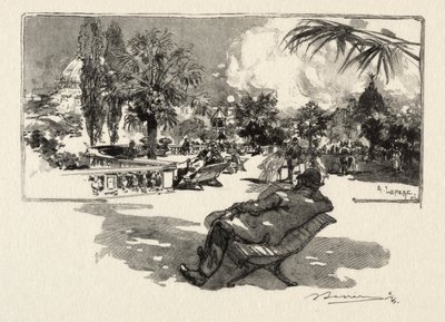 La Terrazza delle Arti Liberali da Auguste Louis Lepère
