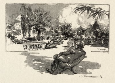 La Terrazza delle Arti Liberali da Auguste Louis Lepère