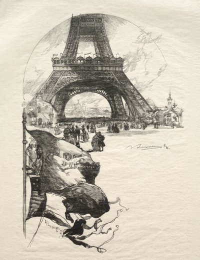 La Torre Eiffel da Auguste Louis Lepère
