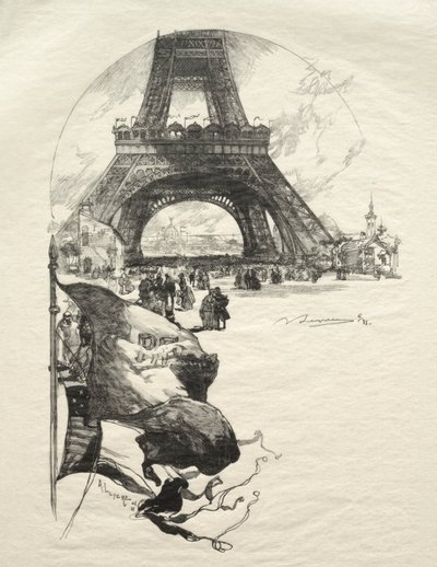 La Torre Eiffel da Auguste Louis Lepère