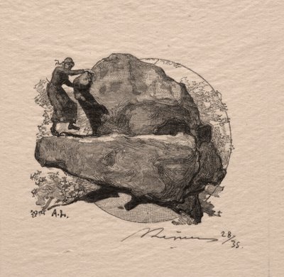 La roccia che trema da Auguste Louis Lepère