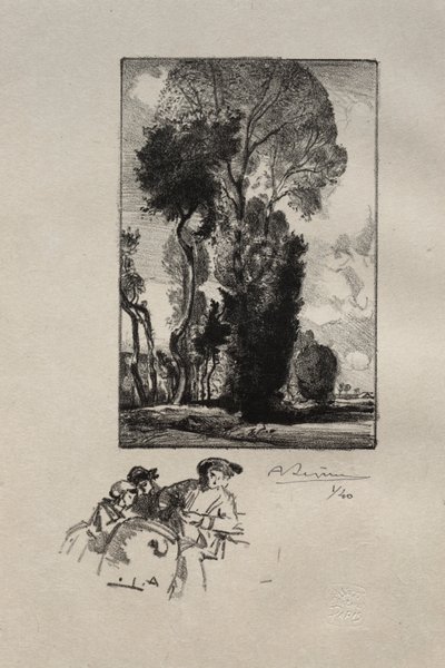 Il boschetto da Auguste Louis Lepère