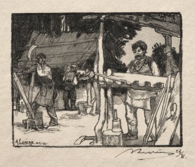 Il Fabbricante di listelli da Auguste Louis Lepère
