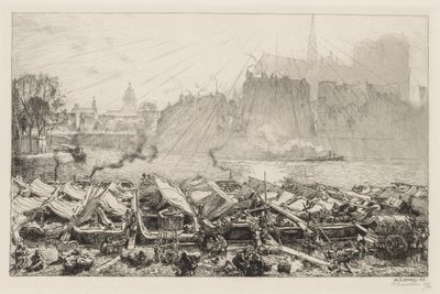 Le Grande Marché aux Pommes da Auguste Louis Lepère