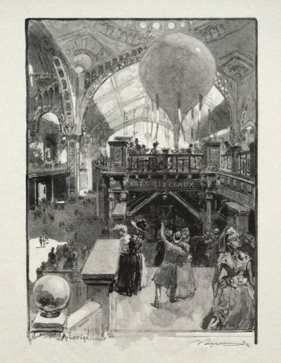 Le Palais des Arts Liberaux, Interno da Auguste Louis Lepère