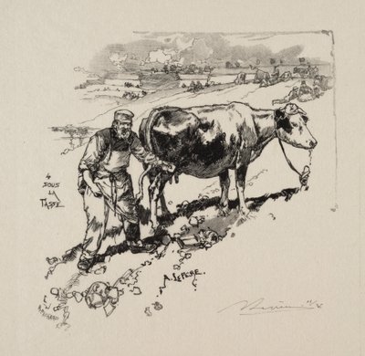 Il venditore di latte da Auguste Louis Lepère