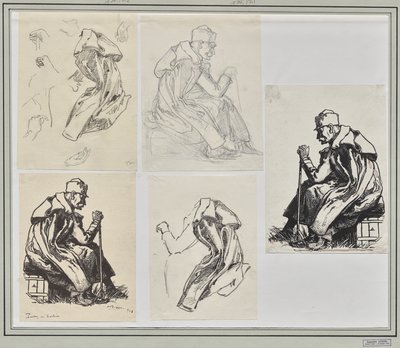 Il re Pietro di Serbia da Auguste Louis Lepère