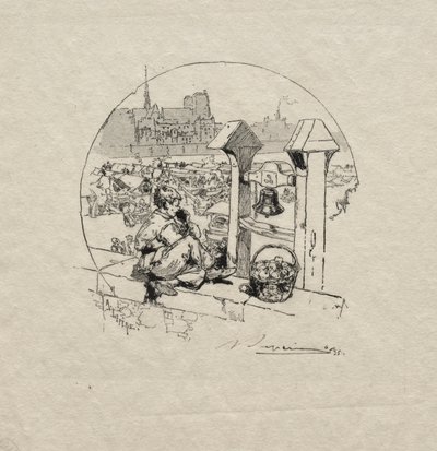 Mercato delle mele, n. 2 da Auguste Louis Lepère
