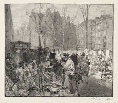 Mercato delle Ferraglie da Auguste Louis Lepère