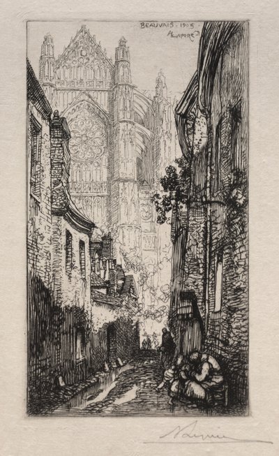 Strada Stretta, Beauvais da Auguste Louis Lepère