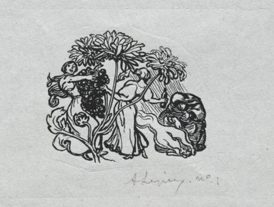 Almanacco di Parigi, 1897: Finale, Autunno da Auguste Louis Lepère