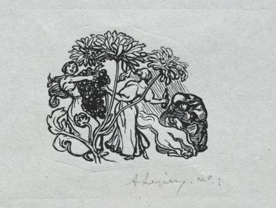 Almanacco di Parigi, 1897: Finale, Autunno, 1897 da Auguste Louis Lepère