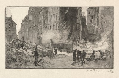 Piazza Gerson e Rue Restot da Auguste Louis Lepère