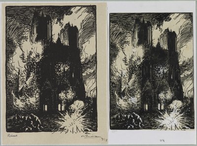 Reims, 1914 da Auguste Louis Lepère