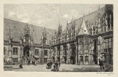 Rouen Illustré: Le Palais de Justice da Auguste Louis Lepère