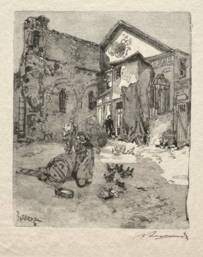 St. Julien le Pauvre: Il Portale da Auguste Louis Lepère